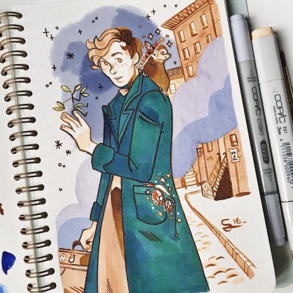 Рисунки Sibylline Meynet Harry Potter