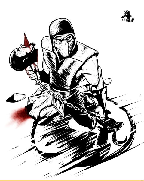 Mortal Kombat эскизы