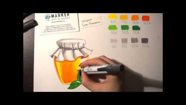 Баночки с вареньями скетчи