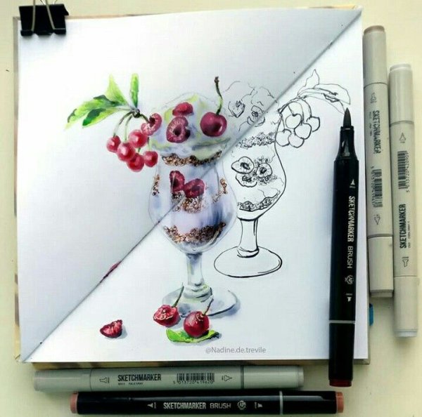 Вишня скетч