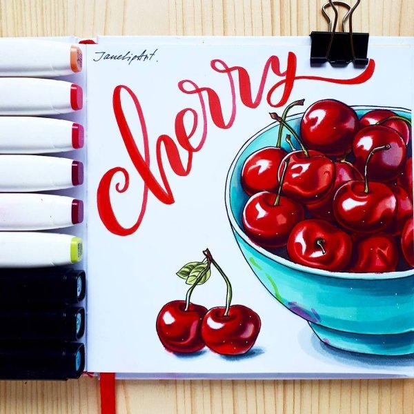 Маркер вишня