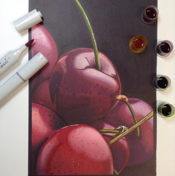 Маркер вишня