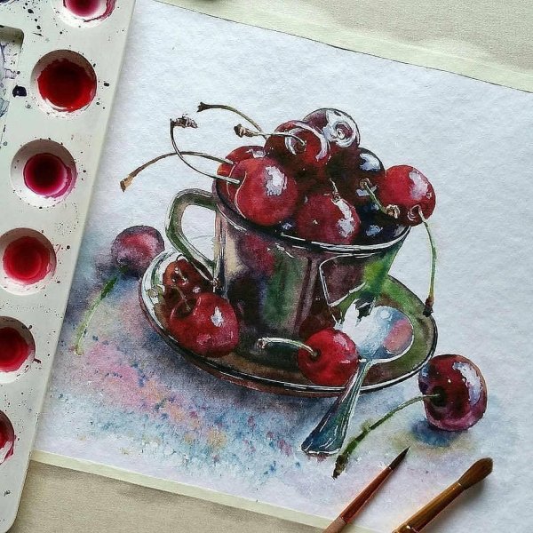 Композиция с вишней