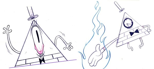 Раскраски Гравити Фолз Билл