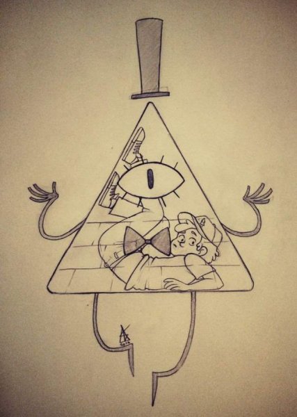 Рисунки Гравити Фолз Билл