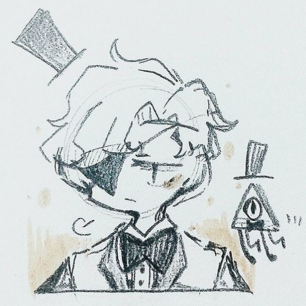 Скетчи Гравити Фолз Билл