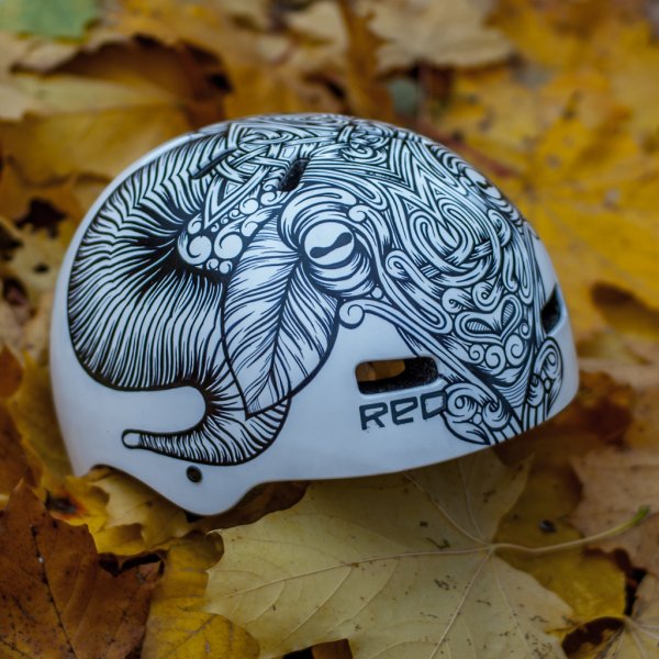 Разрисованный шлем