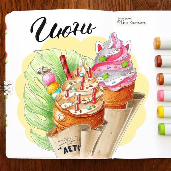 Скетчи пирожные