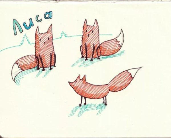 Рисунки для скетчбука лёгкие коты