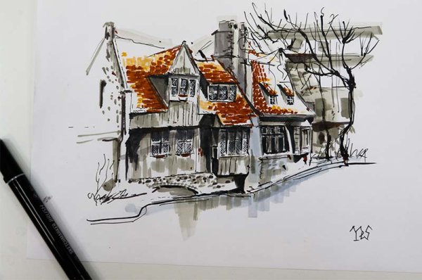 Маркеры для скетчинг