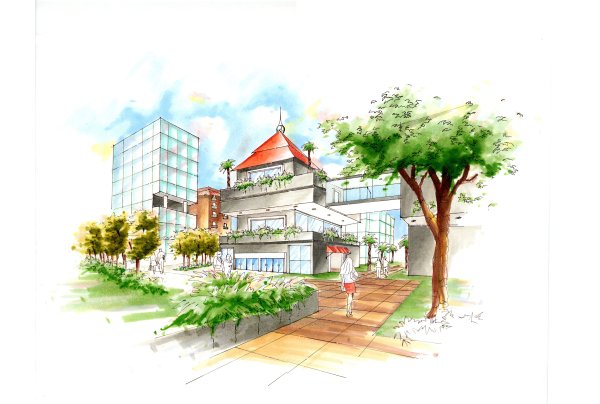 Пейзаж рисунок