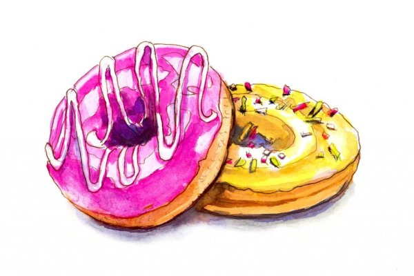 Пончик скетч