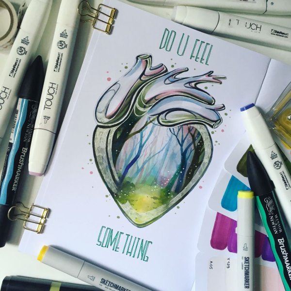 Скетчбук для маркеров