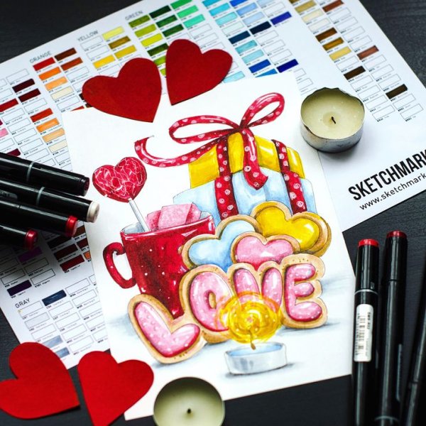 Рисунки черной ручкойручкой