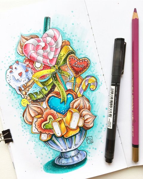 Маркеры для скетчинг