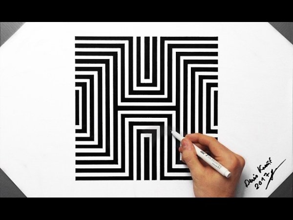 Иллюзии на листе бумаги