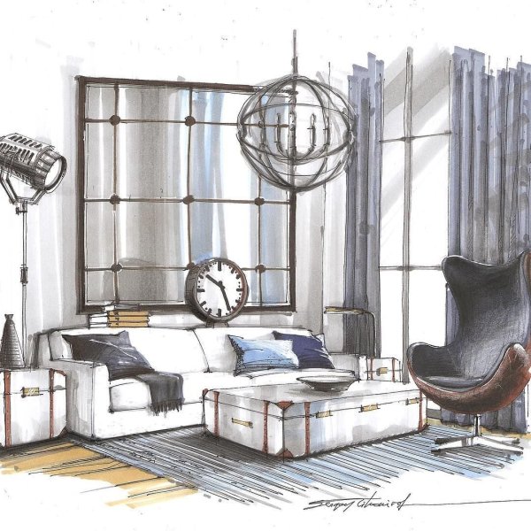 Сергей Тихомиров скетчинг