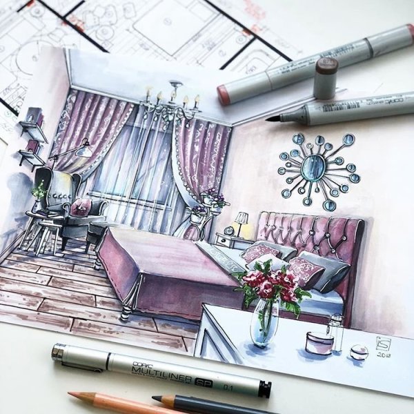 Маркеры для скетчинг