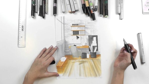 Начинающий дизайнер интерьера