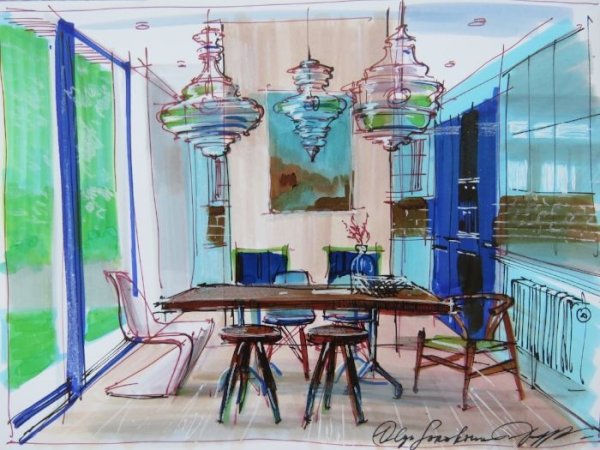 Ольга Сорокина скетчинг