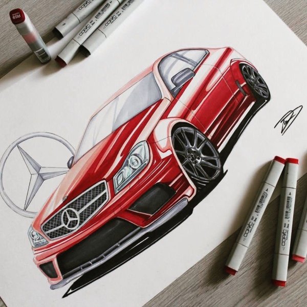 Машина маркерами