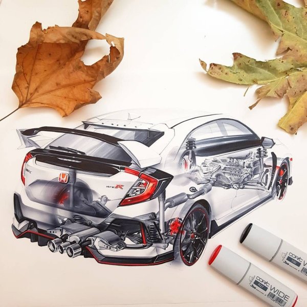 Машина маркерами