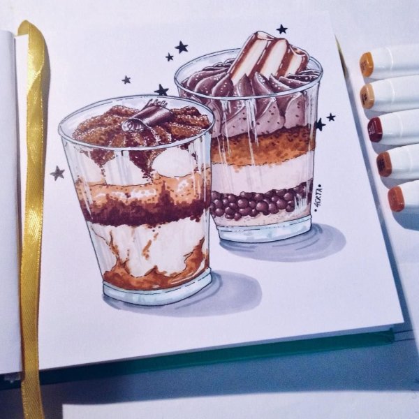 Кофе маркерами