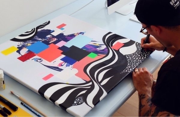 Маркеры для холста