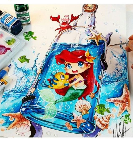 Море маркерами