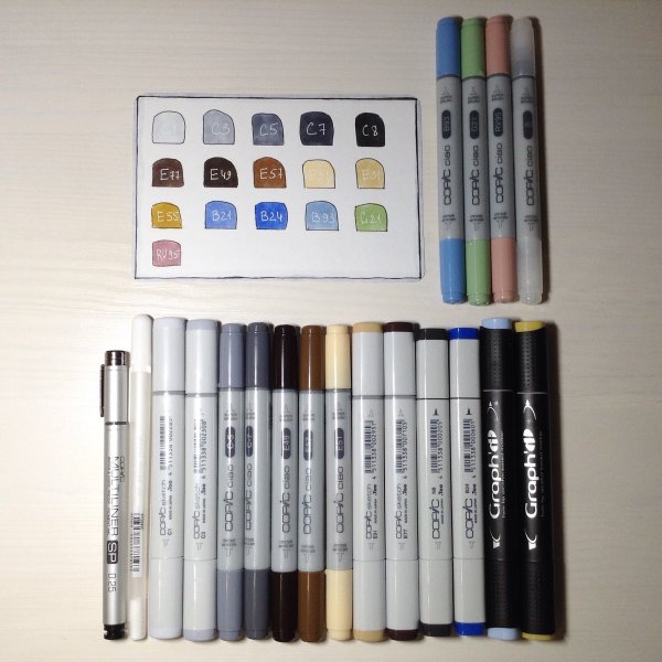 Маркеры для скетчинга