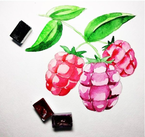 Скетч с днем рождения маркерами