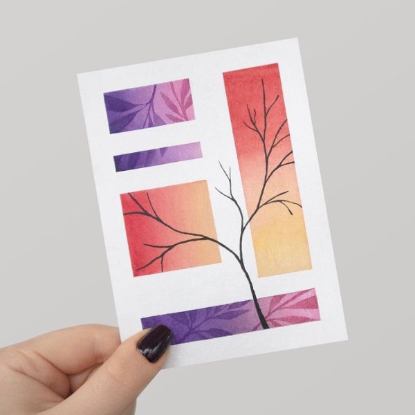 Маленькие рисунки акварелью