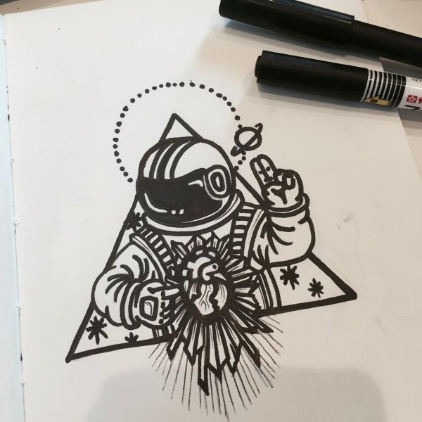 Красивые рисунки маркерами