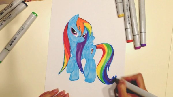 Фломастеры пони