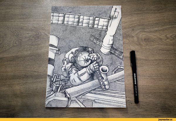 Рисование в стиле комиксов ручкой