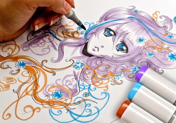 Copic Markers рисунки