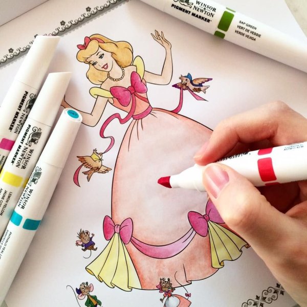 Рисунки стрейч маркерами