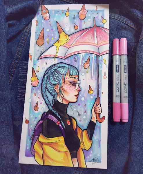 Радужная тема для скетчбука