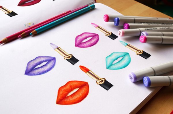 Стили рисования маркерами