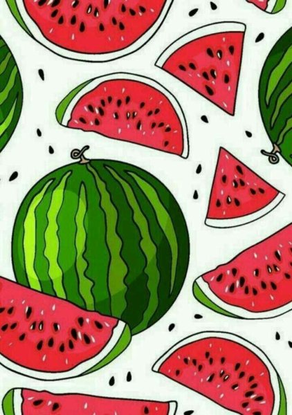 Фрукты маркерами