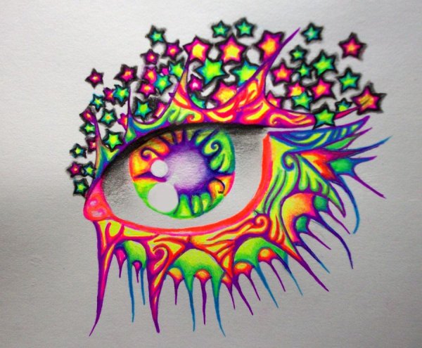 Психодел хиппи грибы