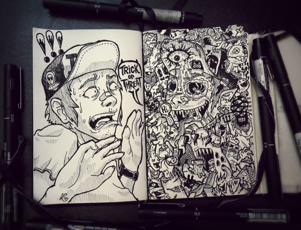 Скейч бук БТС