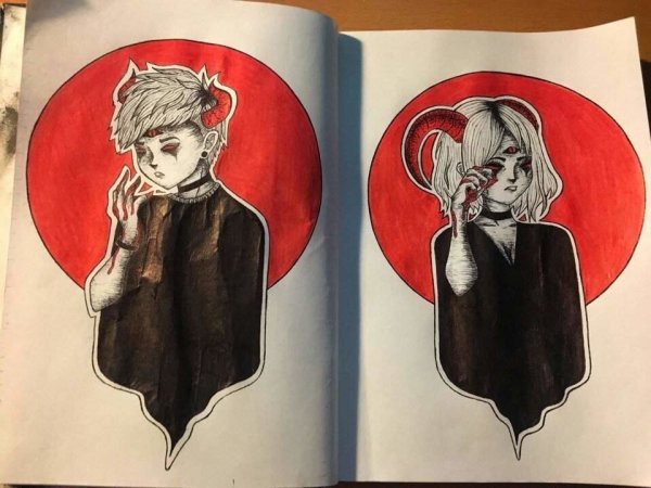 Рисунки для блокнота