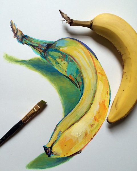 Банан фломастерами