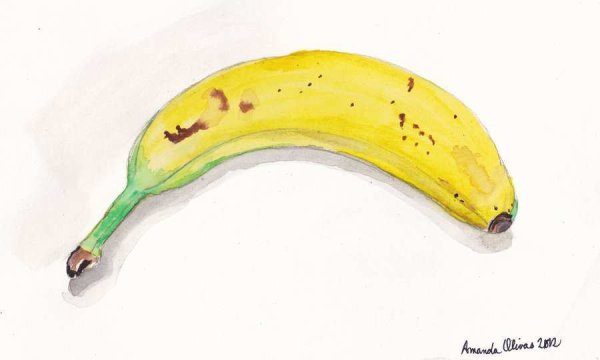 Банан маркерами