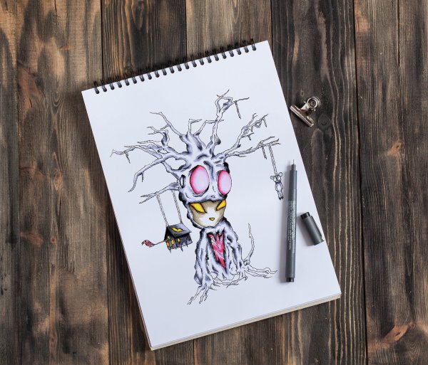 Рисунки для срисовки маркерами простые и милые