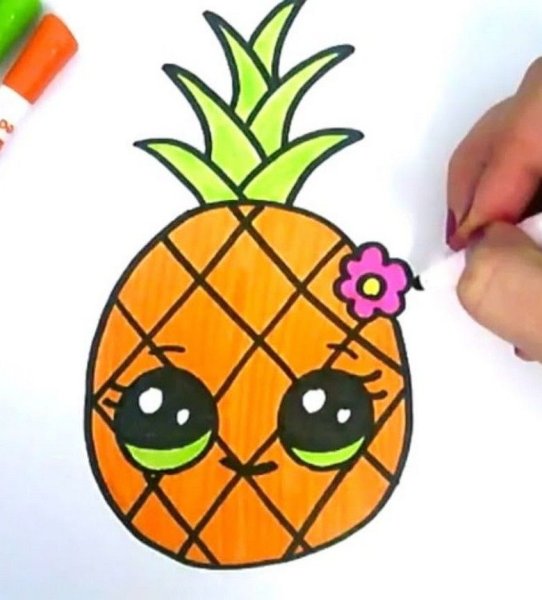 Милый ананас с глазками