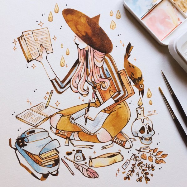 Карла Миалинн рисунки