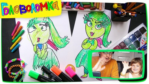 Рисовать персонажей из мультиков фломастерами