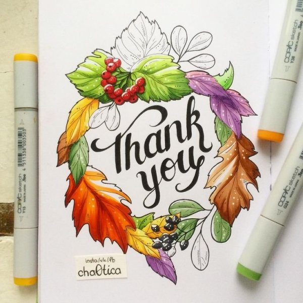 Рисунки маркерами для начинающих